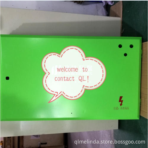 1.5mm SPCC Metal Products with Green Anodizing